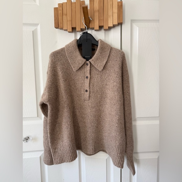 Jenni Kayne Cashmere Burke Polo Sweater - Picture 5 of 12